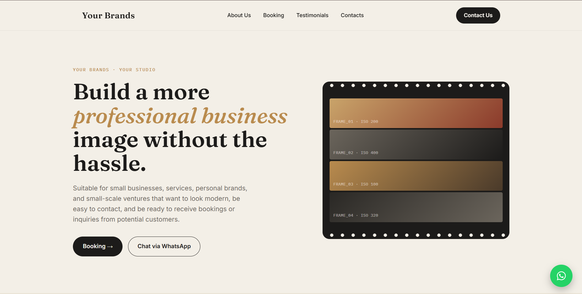 E-Commerce Landing Page